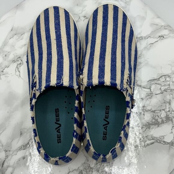 SEAVEES Ultramar Newport Stripe Slip On-7 NEW! - Picture 6 of 8